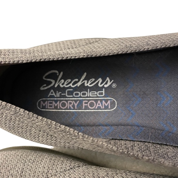 Skechers Memory Foam Kiss Canoodle Gray Slip on Flats.  Size 9.5 - Picture 5 of 6